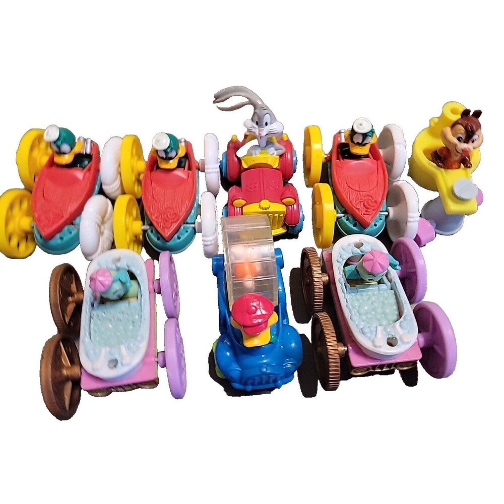 McDonald's 1990 Tiny Toons Adventures Flip Cars‎ Happy Meal Toys